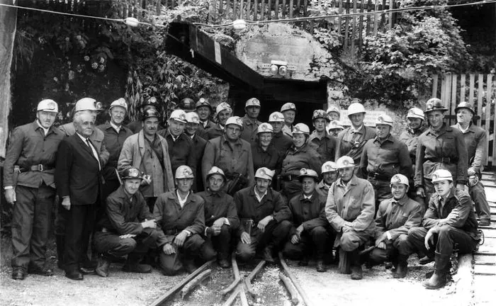 Pevci SPD Edinost, Mežica pribl. 1960